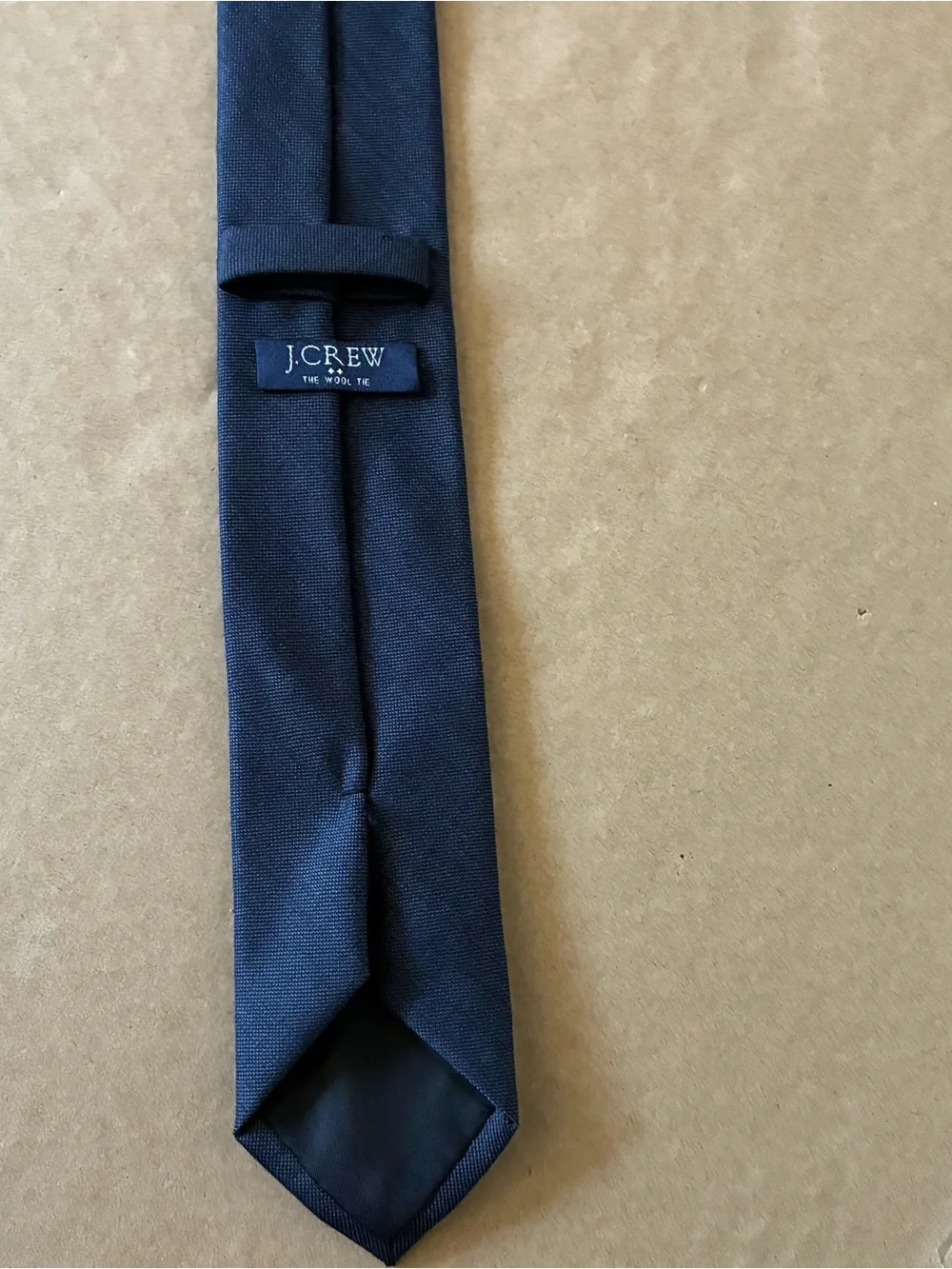 J. Crew Men’s The Wool Tie 100 Wool Necktie Texture Slim Tie